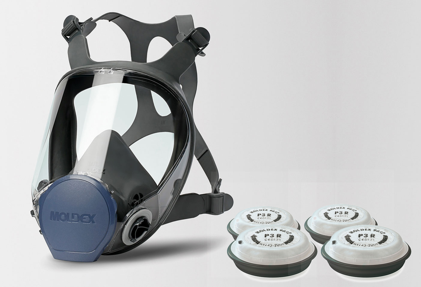 Kit masque ozone idr, masque + 4  cartouche de filtres ozone
