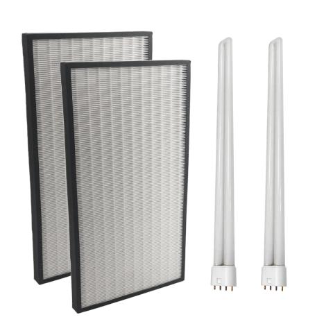 Kit entretien mont-blanc - 2 filtre f7 et 2 lampe uva 55