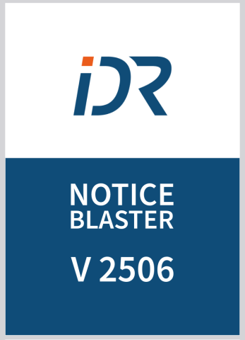 notice blaster couverture de document