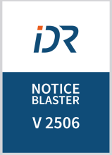 notice blaster couverture de document